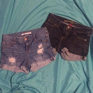 2 pairs of Denim Shorts